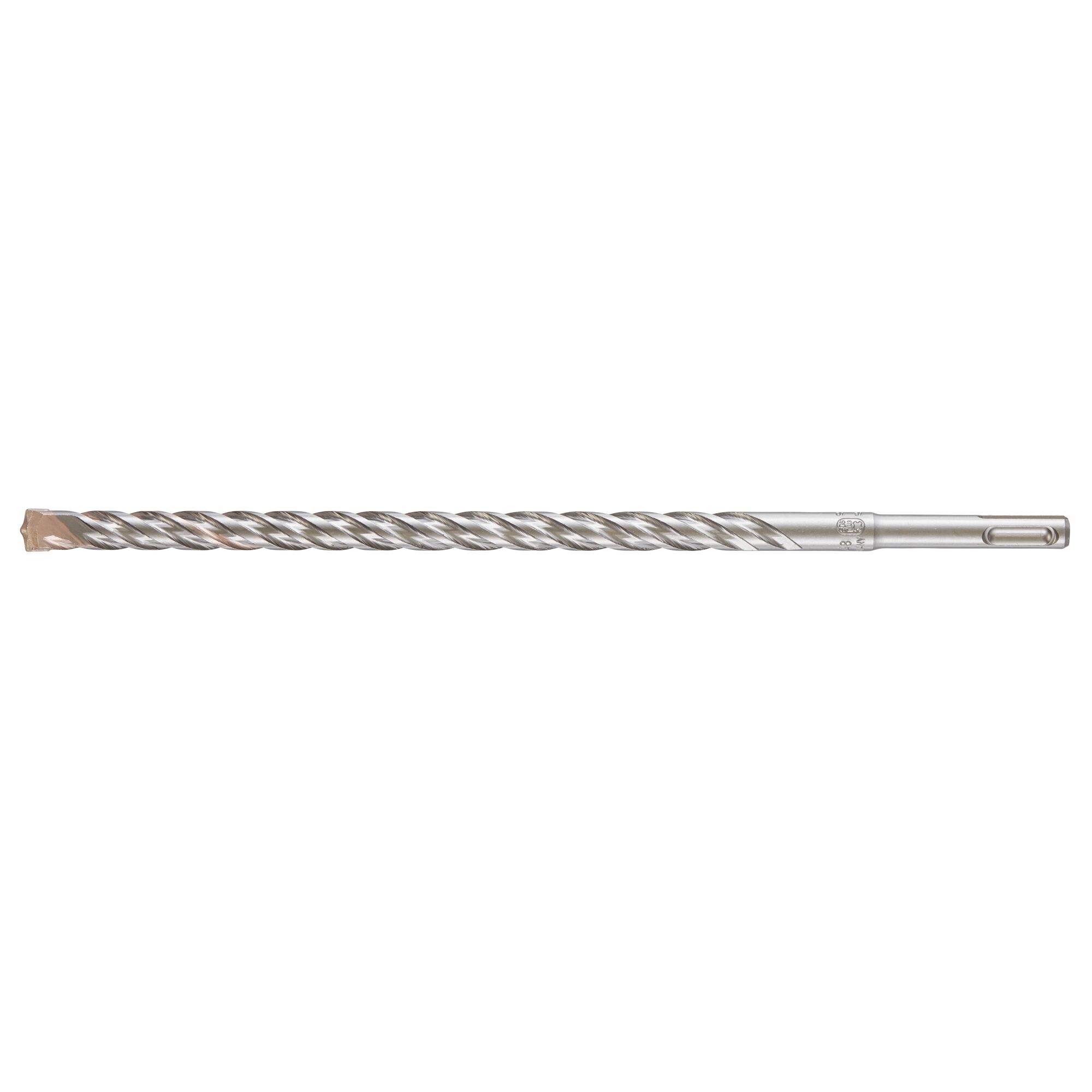 A single metal rotary hammer drill bit with a spiral flute design, intended for use with hammer drills. The bit has a pointed tip and an SDS-Plus shank.