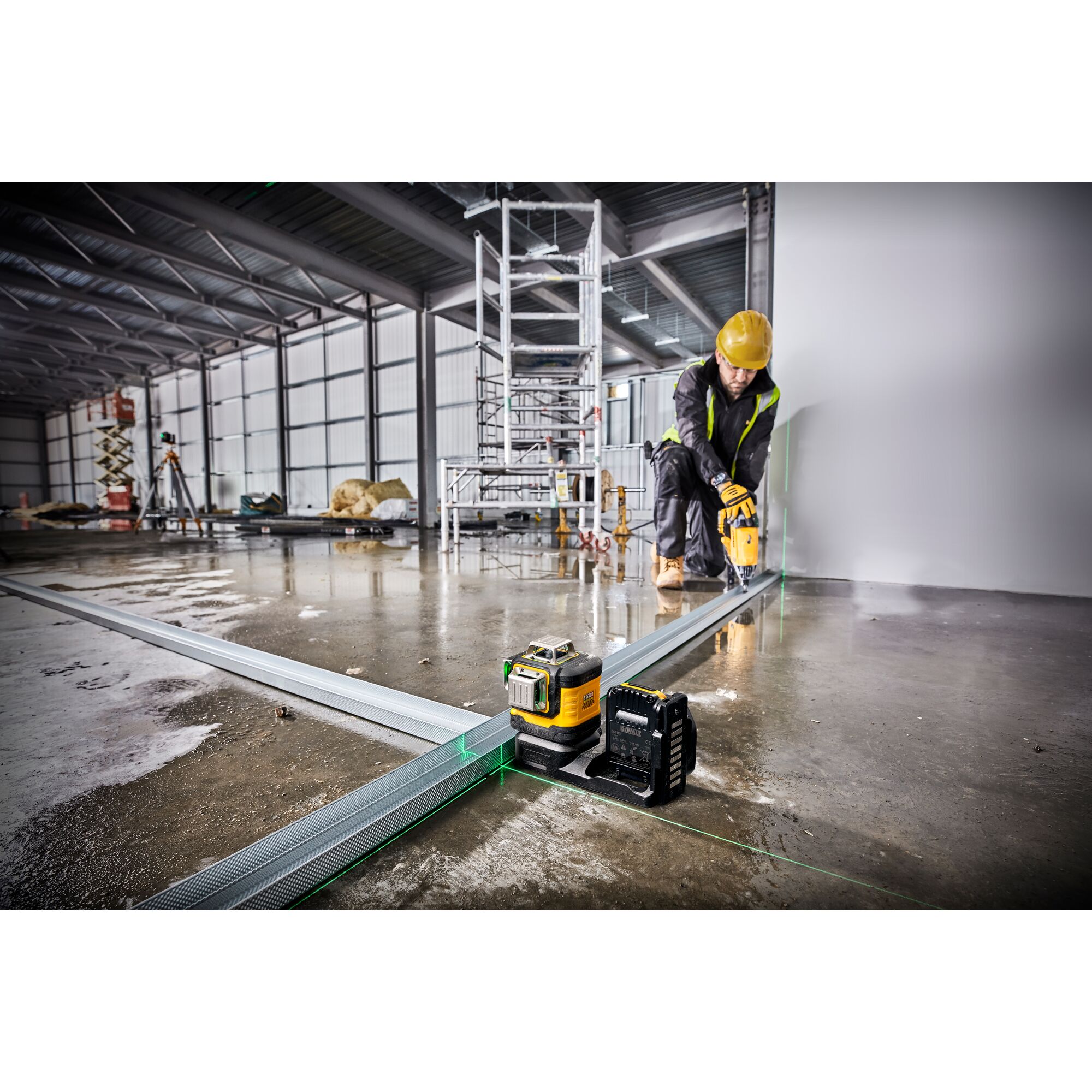 เลเซอร์วัดระดับ แสงสีเขียว (ตัวเปล่า)