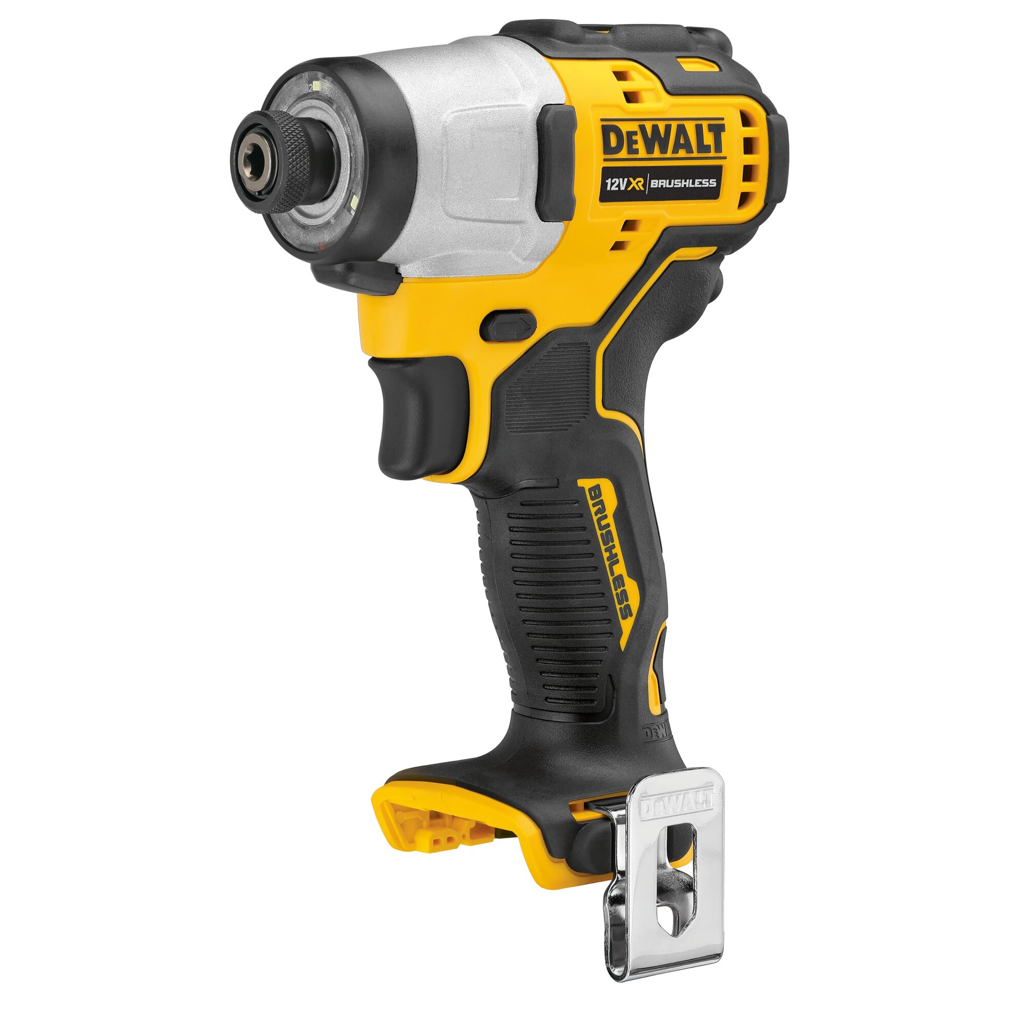 12V XR Brushless Sub-Compact Impact Driver - Bare Unit 3/4 view